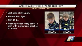 Ohio Amber Alert issued for missing 2-year-old near Akron