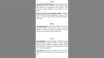 UGC NET SYLLABUS OF Labour Welfare in English