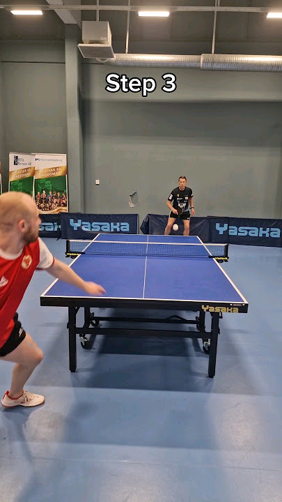 Step by step to handle a smash #pingpong #tabletennis