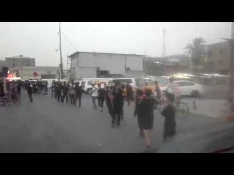 موكب زنجل من أحد شوارع بغداد