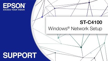 WorkForce ST-C4100 | Windows Network Setup