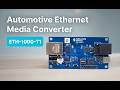 ETH-1000-T1 Automotive Ethernet Media Converter by Conclusive Engineering