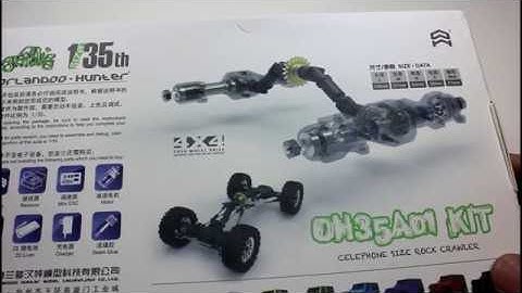 Orlandoo Hunter 4WD RC Rock Crawler Kit Build Part 1 - First Impressions