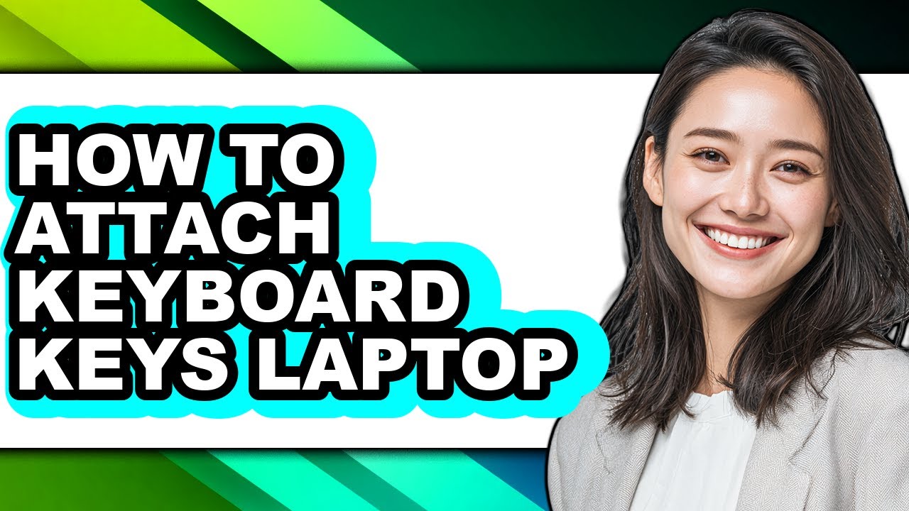 How to Attach Keyboard Keys Laptop - Step by Step - YouTube