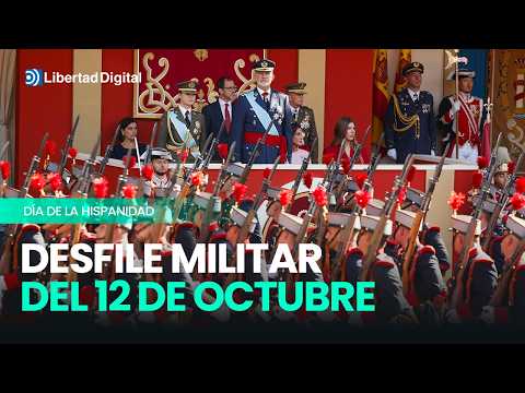 Así ha sido el desfile militar terrestre y aéreo del 12 de octubre, día de la Hispanidad