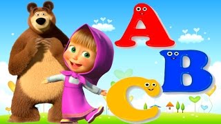 Abc Song Alphabet Songs Abc Songs For Children Nursery Rhymes From Masha And The Bear