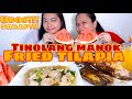 TINOLANG MANOK | CRISPY FRIED TILAPIA MUKBANG | ONLINE COLLAB W/ @Ketoy TV ASMR