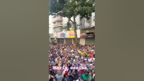 La líder de la oposición Venezuela María Corina Machado sale de la clandestinidad