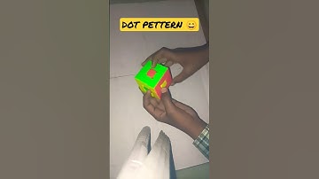 dot pattern just in 4 moves wow 🤩😽 #viral #cuber #shorts