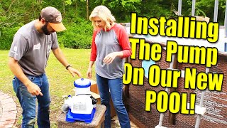 Installing The Pump For Our Coleman Above Ground Pool