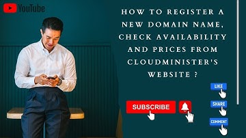 How to Register a New Domain Name, Check Availability and Prices from Cloudminister