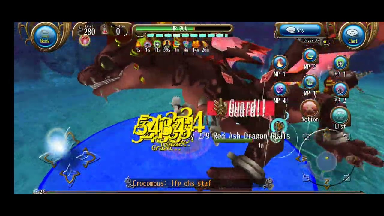 Toram Onlins - Solo Red Ash Dragon Rudis Nightmare