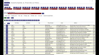 (FAKE DATA) C# MAUI Blazor Excel Google Sheets اپلیکیشن پردازش و تبدیل دادهها و دانلود و آپلود گوگل