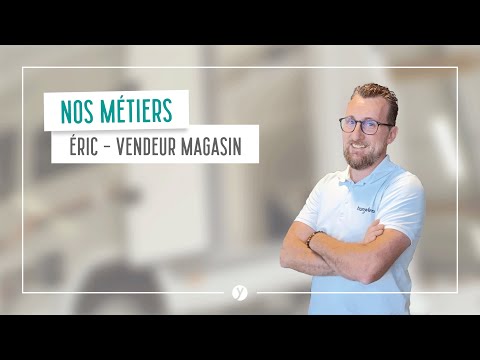 Miniature de la vidéo NOS MÉTIERS : Éric, vendeur magasin