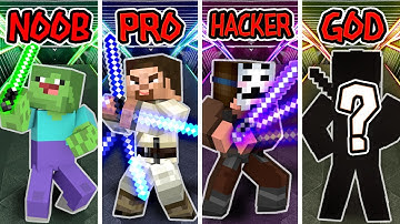 NOOB vs PRO vs HACKER vs GOD: Star Wars｜Minecraft Animation