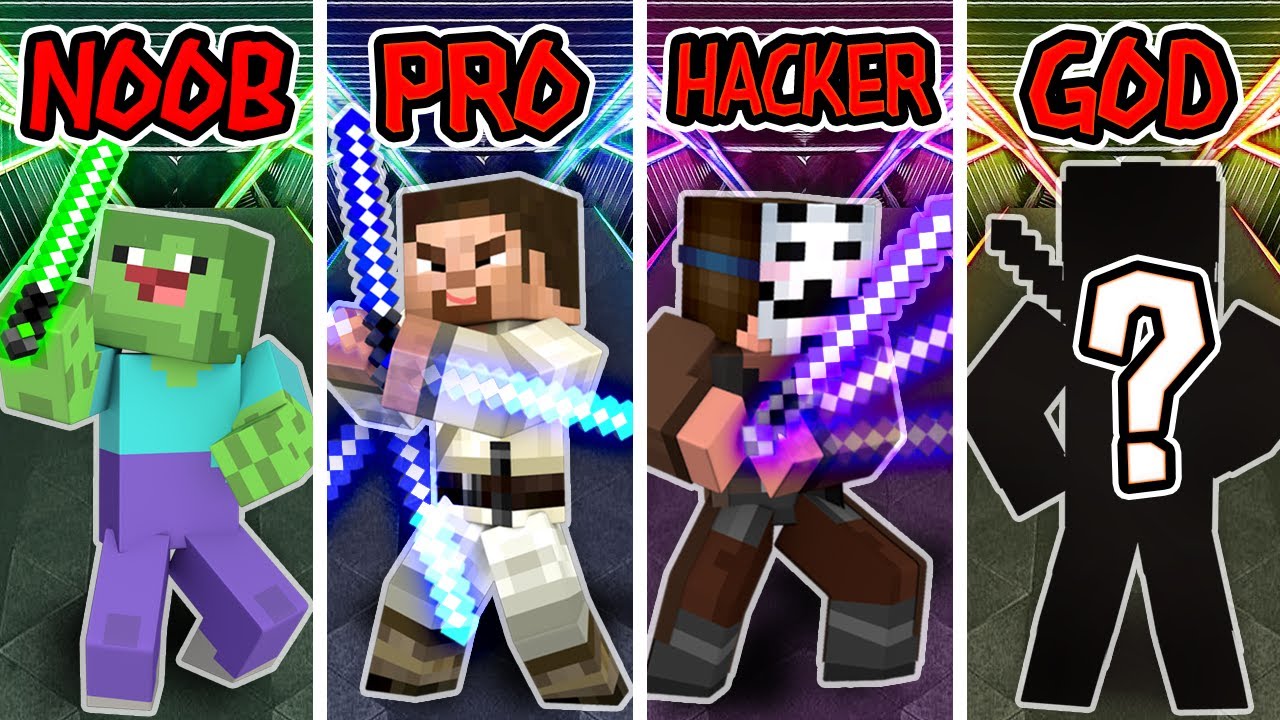 NOOB vs PRO vs HACKER vs GOD: Звездные войны | The Spawners
