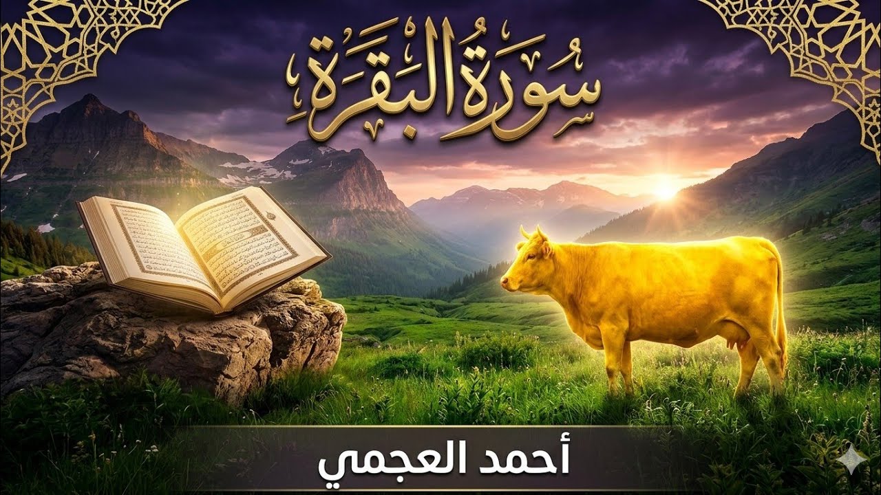 سورة البقرة كاملة بصوت أحمد العجمي رقية شرعية لتحصين البيت وطرد الشياطين تلاوة تهز القلب وتريح النفس