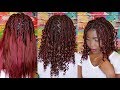 HOW TO DO: CURLY END BOX BRAIDS | DIY SHORT GODDESS BOX BRAIDS |Vivian Beauty and Style