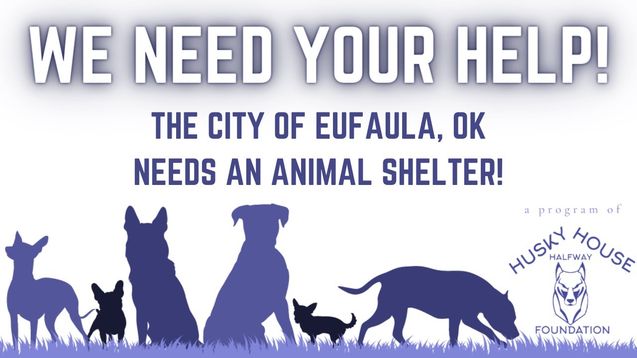 WE NEED YOUR HELP Let’s build an animal shelter for Eufaula, Oklahoma