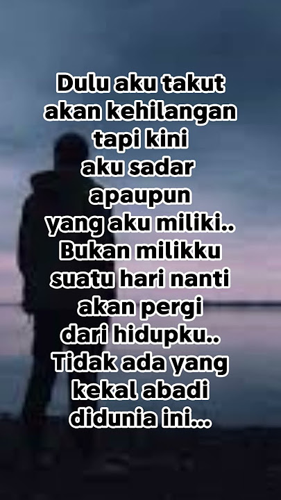 KATA MOTIVASI Tiada yang kekal didunia ini #shortvideo