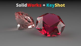 Jewellery Design in Solidworks || Keyshot Renderer || Tutorial 2021🔥 #shorts