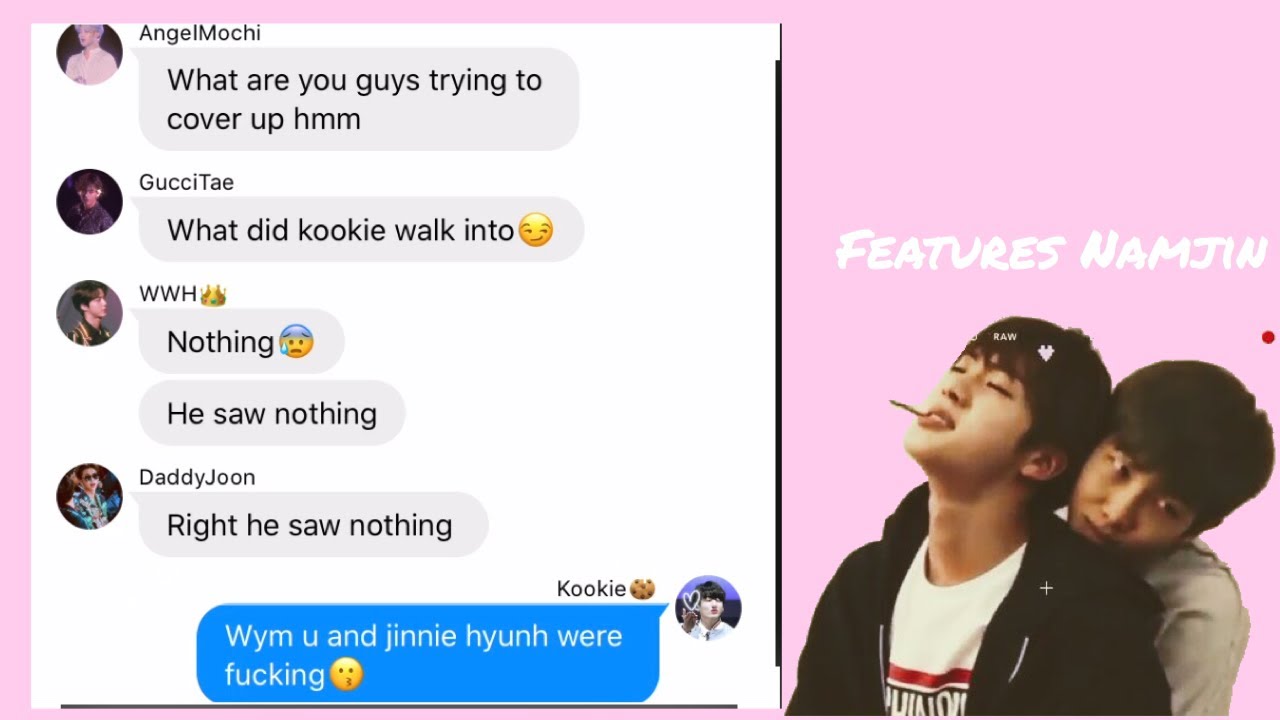 BtS TeXtS:/the one who came in drunk:ft.Namjin