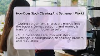 How Does Stock Clearing And Settlement Work? - Stock and Options Playbook