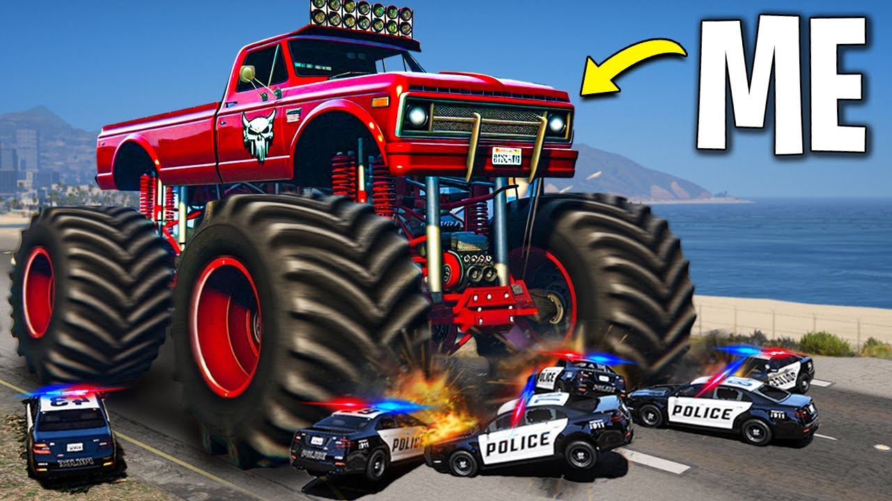 $1 to $1,000,000 Monster Truck on GTA 5 RP