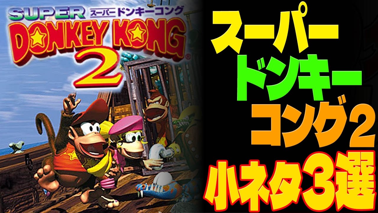 スーパードンキーコング2】 小ネタ 3選！【スイッチオンライン