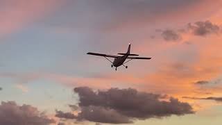 Cessna 172 Arrival @ Sunset