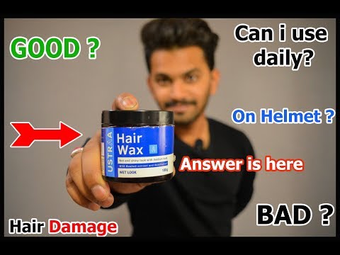 Ustraa Hair Review Wet Look Best To Buy Hair Wax Hindi