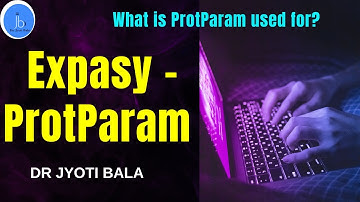 ProtParam| What is ProtParam used for? ExPASy ProtParam tool #bioinformatics #biotech #biochemistry