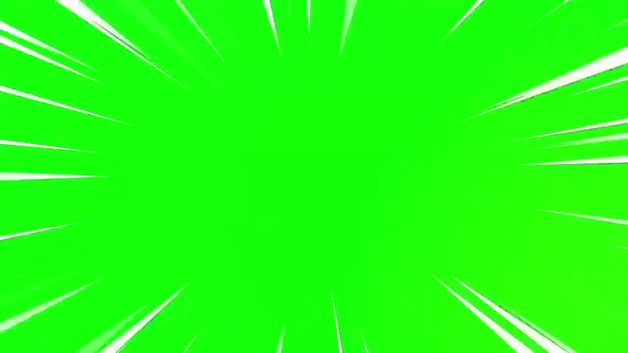 Anime White Lines Green Screen - Fiesta delasa