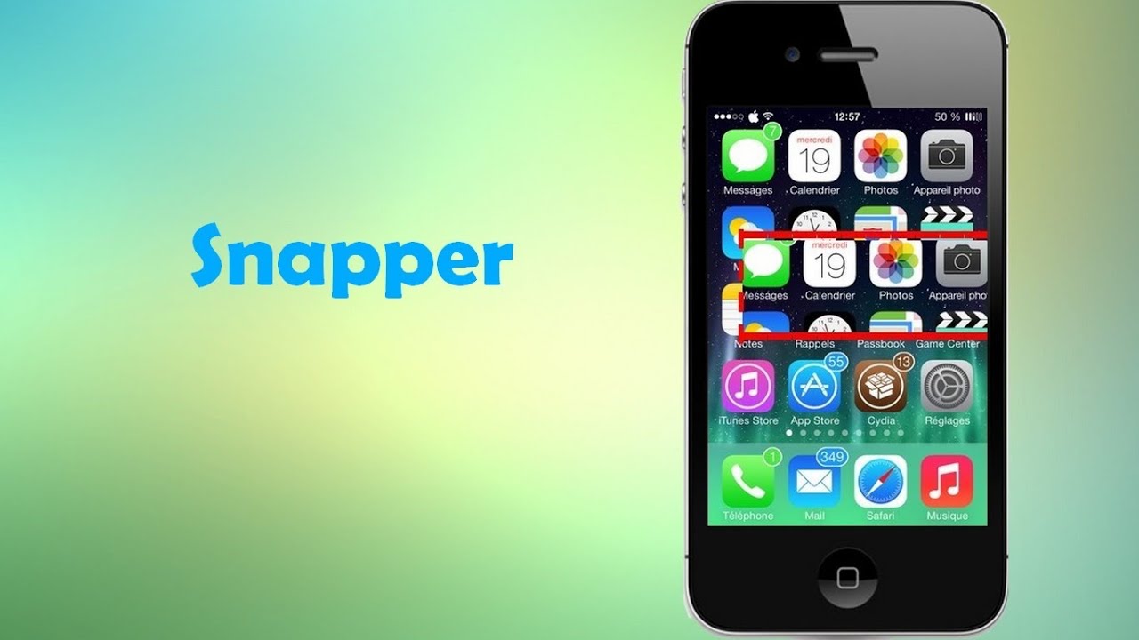 iOS 7 tweaks SNAPPER - YouTube
