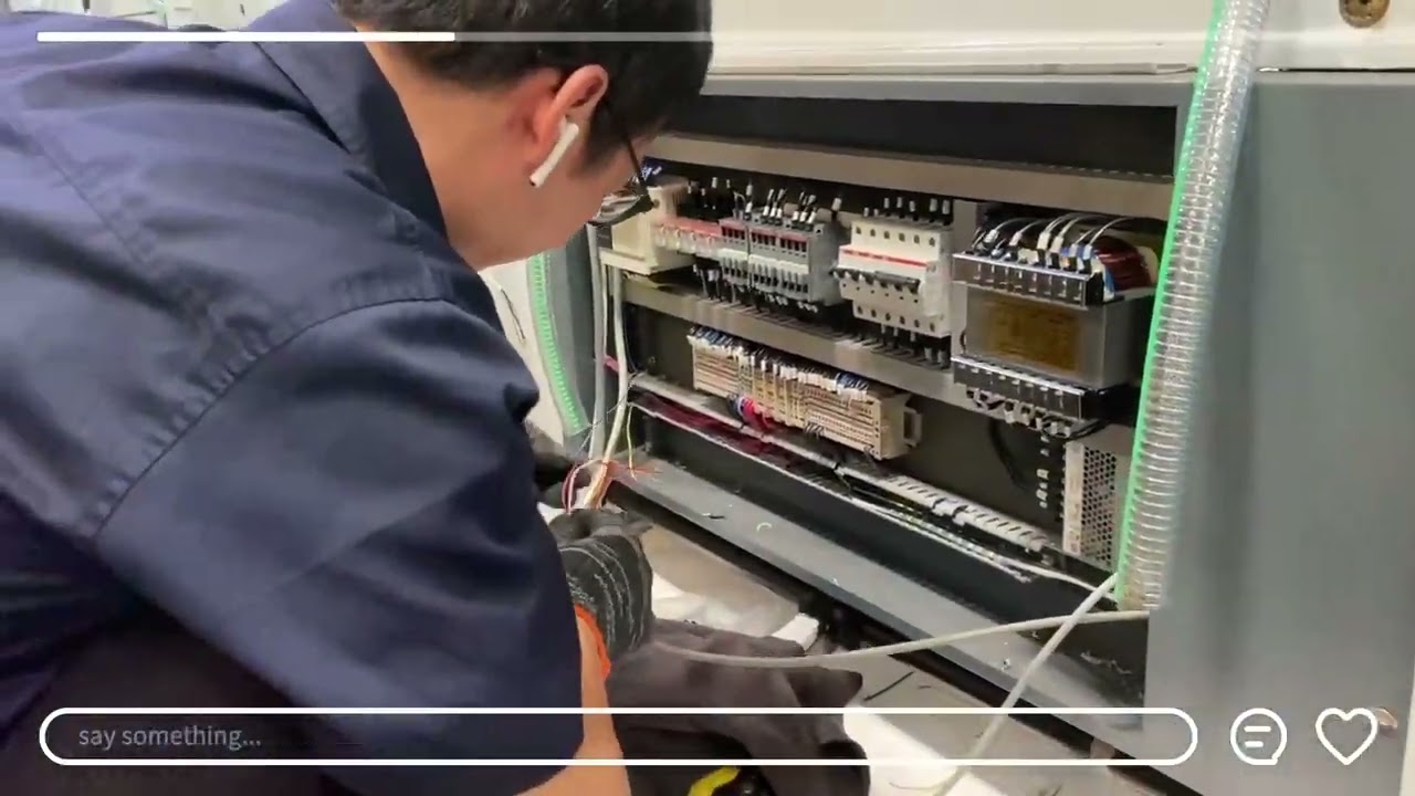 shenda's paper cutting machine---assembly line work