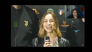 Blur reagisce a Lazio vs Juventus Youtuber league 2023/24🔥