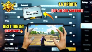 Samsung Galaxy Tab S6 Lite Pubg 1.6 Update New Best Sensitivity Best Ipadtablet Sensitivity Bgmi