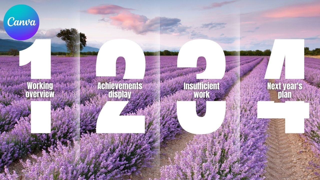 How to Create a Year End Review Slideshow in Canva