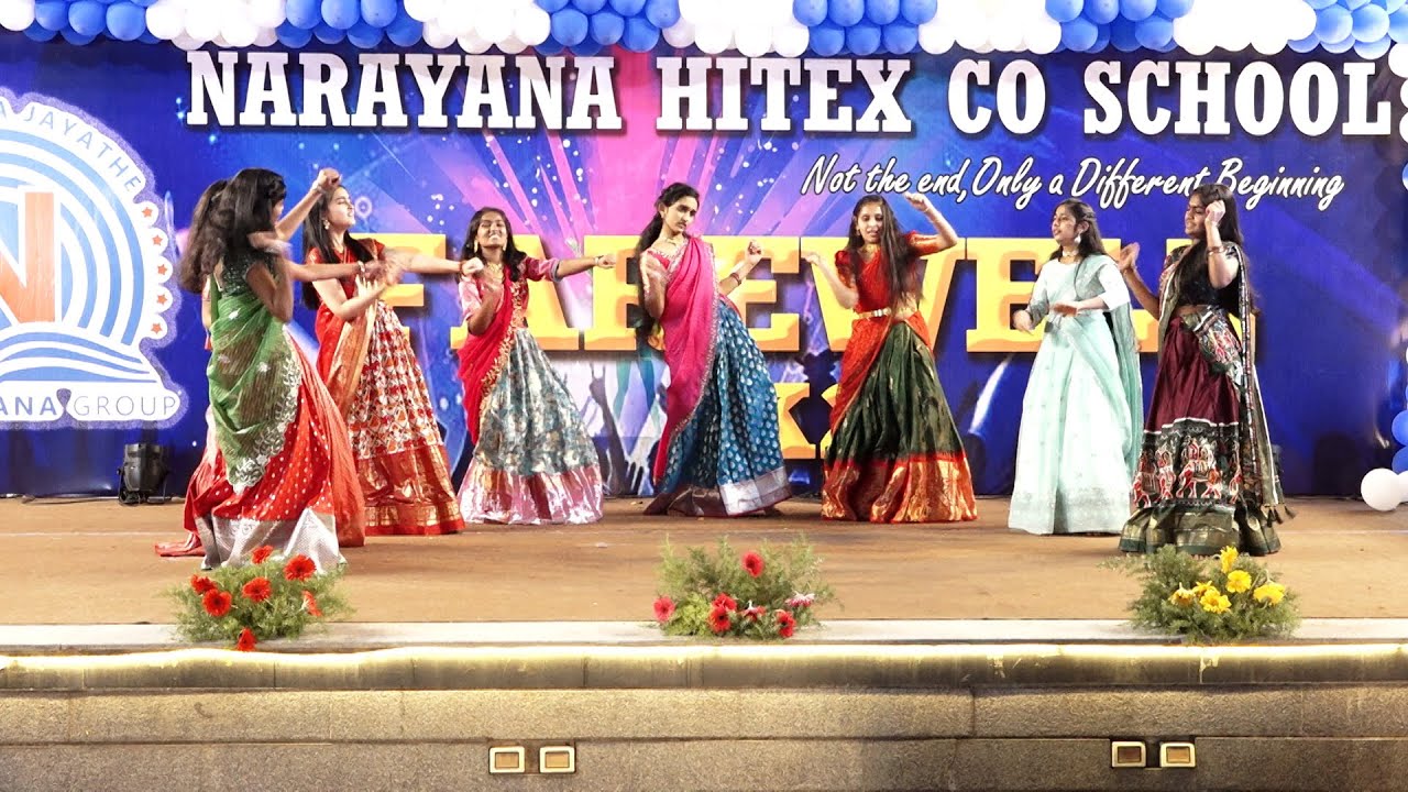 NARAYANA HITEX CO SCHOOL FAREWELL PARTY 2023-24 - YouTube