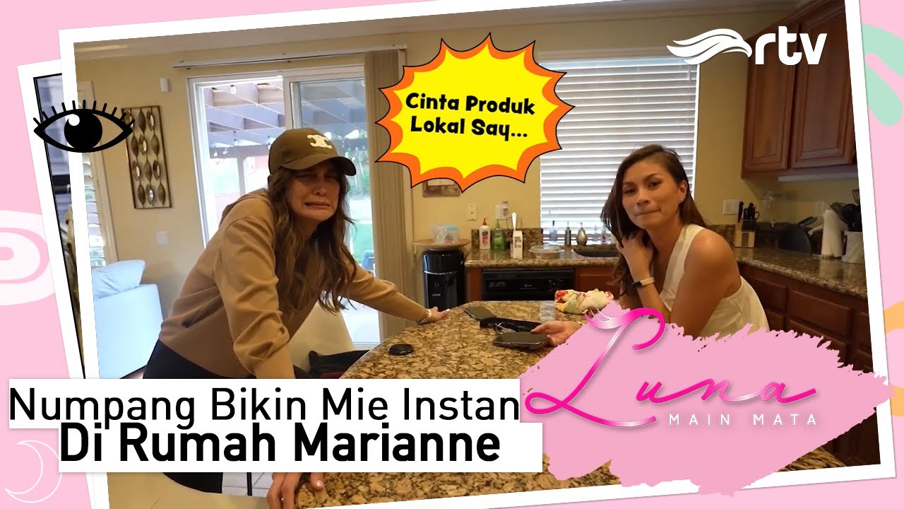 NUMPANG DI RUMAH MARIANNE DI AMERIKA, TERNYATA LUAS YA! | Luna Main Mata RTV