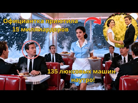 Официантка приютила 15 миллиардеров в пургу | Наутро у её кафе 135 люксовых машин