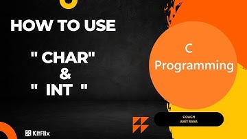 How To Use Char And Int In C Programming | Coding Tutorial
