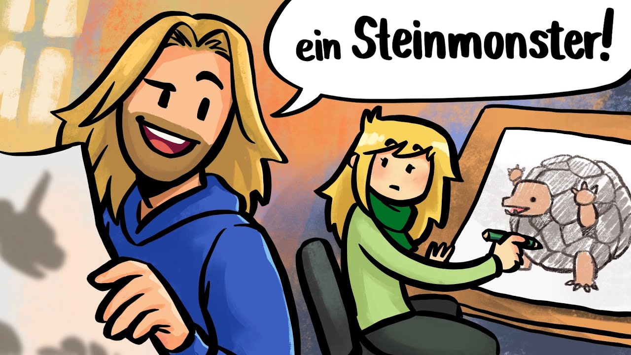 Mein Mann beschreibt mir ein weiteres mal 5 Pokemon, die ich blind malen muss!