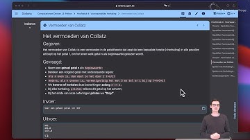 Python in de Klas - Vermoeden van Collatz