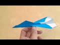 DIY how to make F-16 Fighting Falcon aircraft origami | Papercraft tutorial