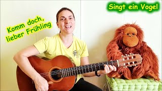 Singt ein Vogel - Komm doch, lieber Frühling | Kinderlieder zum Mitsingen