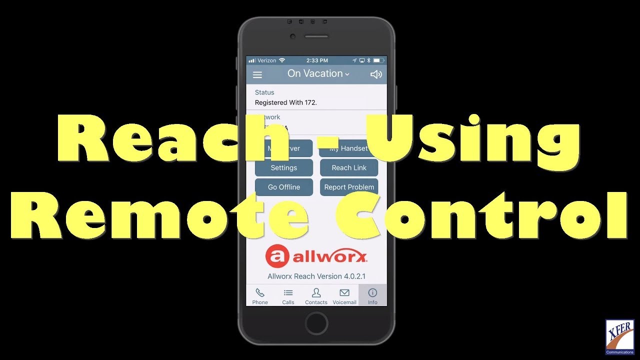 Reach - Using Remote Control - YouTube