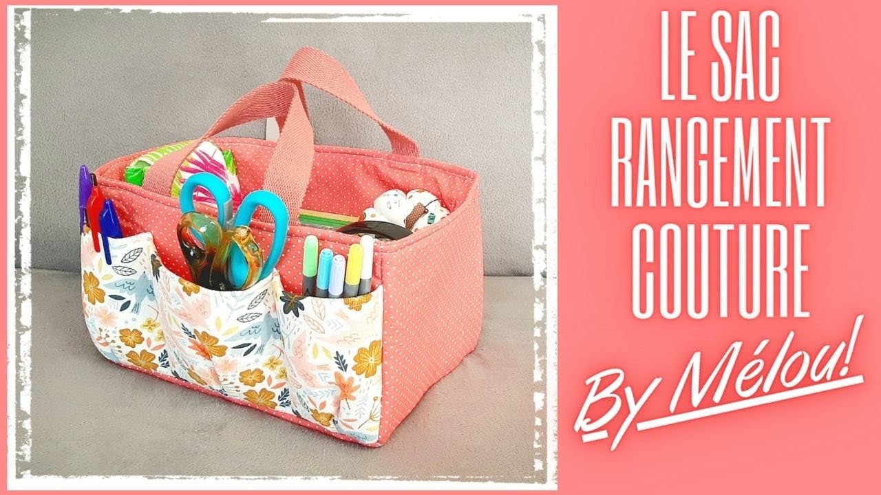 Tuto #diy facile débutant : Coudre le sac de rangement couture By