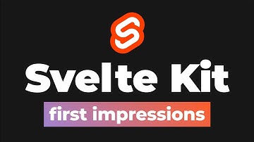 Svelte Kit is a nice surprise