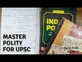 How my unique reading technique for  laxmikanth helped me score very high in polity for upsc